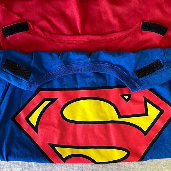 DC Comics Superman Tee With Velcro Cape Size Youth L - Picture 7 of 7